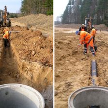 Vandentiekio ir nuotekų tinklų įrengimo darbai