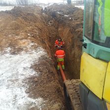 Vandentiekio ir nuotekų tinklų įrengimo darbai